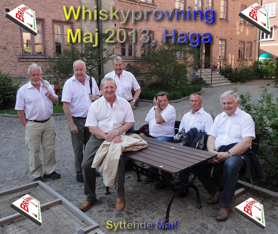 Syttende mai 2013, whiskyprovning i Haga